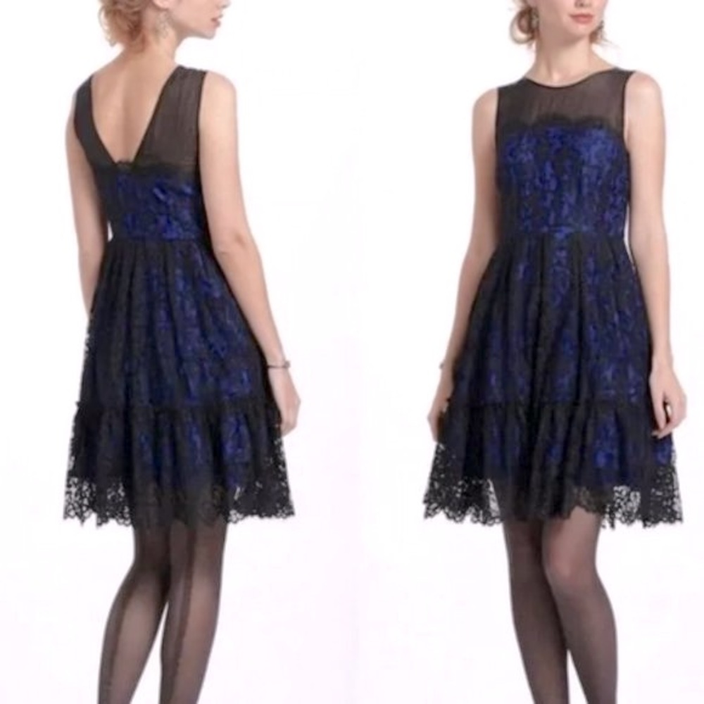 MOULINETTE SOEURS lace Sapphire dress, 10.